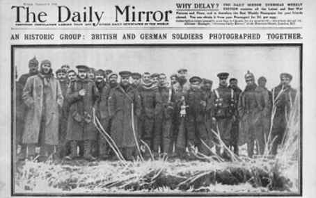 Daily Mirror Christmas truce 1914